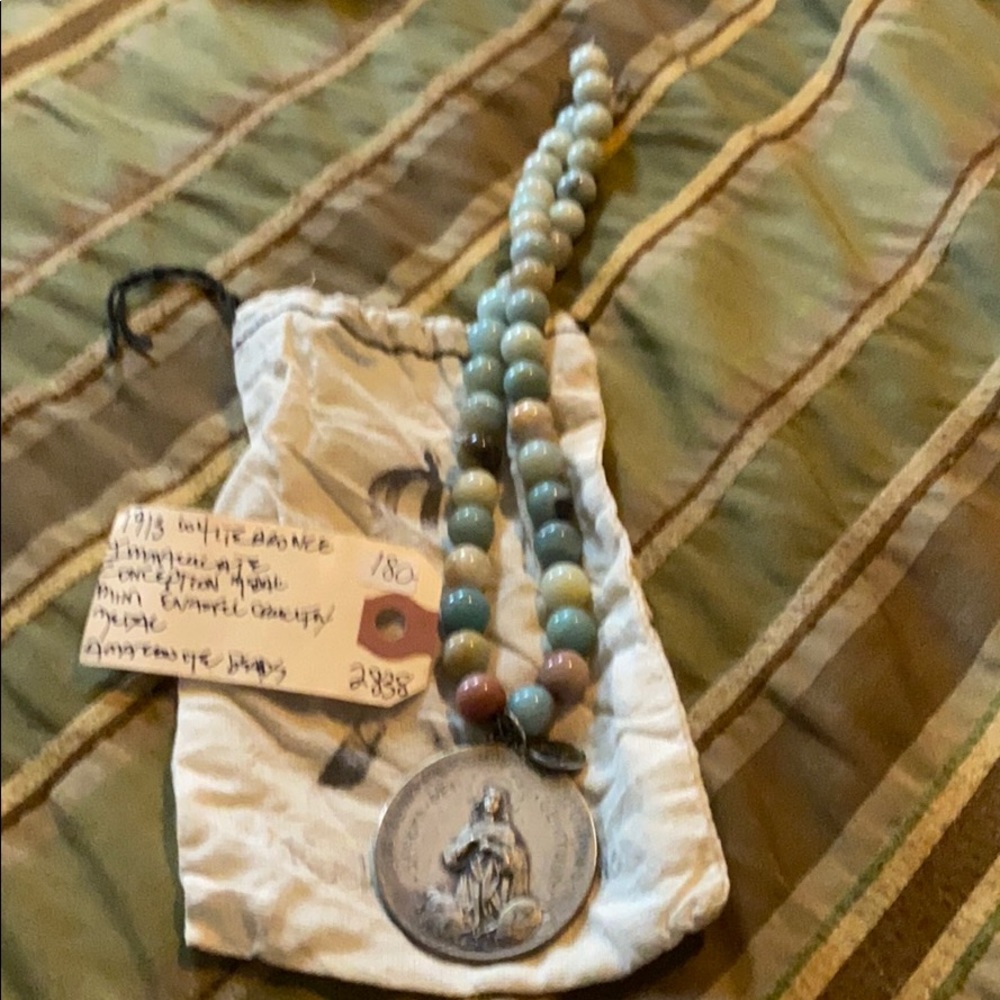 One of a kind medal necklace